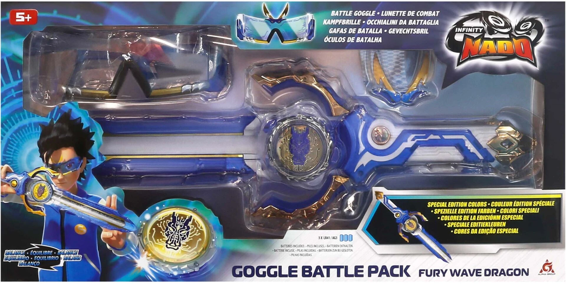 Infinity Nado Игровой набор VI Goggle Battle Pack волчек и