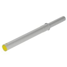 Hafele Виштовхувач врізний Push-to-Open для FREE FLAP 1.7 та 3.15, 22N-34N, сірий/жовтий,, Зусилля: 22-34 Н