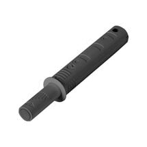 Толкатель K-PUSH TECH L=20мм с резиновым демпфером АНТРАЦИТ Italy, Цвет: Антрацит, Магнитный наконечник: Нет, Длина толкателя мм: 14-20