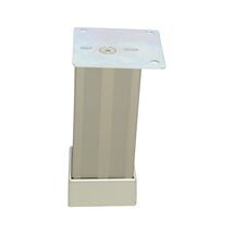 Ножка регулируемая Kare Gizgili 4*4*10см Сталь, Цвет: Сталь, Высота, мм: 100