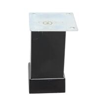 Ножка регулируемая Kare Duz 4*4*8см Черная, Цвет: Черный, Высота, мм: 80