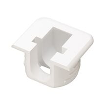 Полкодержатель Flipper для ДСП min. 14мм белый (40 кг) Italy, Цвет: Белый