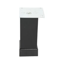 Ножка регулируемая DG 123 Kare Duz 4*4*10см Черная, Цвет: Черный, Высота, мм: 100