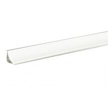 Плинтус для столешницы Korner LB-15  Белый блеск 6056 (акс. 600) 3 метра, Цвет Бортика: Белый блеск