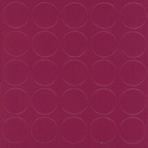 Заглушка самоклеящаяся на конфирмат Folmag, 055 Фуксия - 25 шт/лист, Цвет заглушки: Фуксия