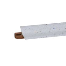 Плинтус для столешницы узкий LB23 Korner Искра белая глянец 6082 (акс. 600, 6082) 3 метра, Цвет Бортика: Искра белая глянец
