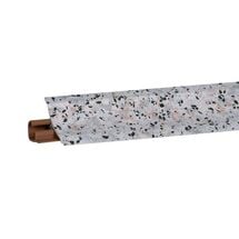 Плинтус для столешницы узкий LB23 Korner Берилл Голубой 6020 (акс. 6020, 605) 3 метра, Цвет Бортика: Берилл Голубой