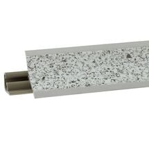 Плинтус для столешницы узкий LB23 Korner Гранит светлый 632 (акс. 605) 3 метра, Цвет Бортика: Гранит светлый