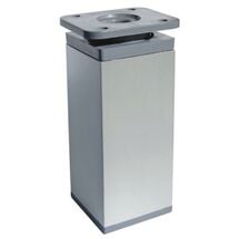 Ножка DAKP-27 (H=60mm) GTV, Цвет: Алюминий, Высота, мм: 60