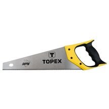 Ножовка по дереву TOPEX Shark, полотно 400 мм, закаленные зубья с трехгранной заточкой, 7TPI, 510 мм