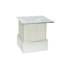 Ножка регулируемая DG 120 Kare Gizgili 4*4*5 см Матовый Хром, Цвет: Алюминий, Высота, мм: 50
