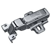 Петля Clip-On, полунакладная, для алюминиевого профиля, с доводчиком, Muller profi line, Вид петли: Полунакладная