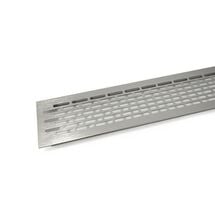 Решетка вентиляционная L=484 (60) inox, Цвет: Инокс, Длина, мм: 480, Высота, мм: 60