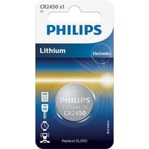 Батарейка Philips   литиевая CR 2450  блистер, 1 шт