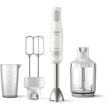 Блендер PHILIPS погружной Daily Collection, 700Вт, 3в1, чаша-500мл, миксер, белый