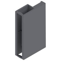 TANDEMBOX Держатель для вставки, высота C, сзади, прав., TANDEMBOX antaro, R7037 темно-серый, Сторона крепления: Правая, Системная высота: C