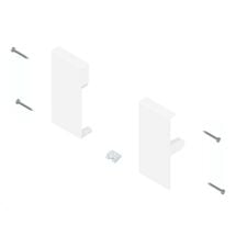 TANDEMBOX держатель фасада, высота K, для внутренних ящиков, левый/правый, TANDEMBOX antaro, белый, Цвет: Белый, Системная высота: K
