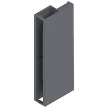 TANDEMBOX Держатель для вставки, высота D, сзади, прав., TANDEMBOX antaro, R7037 темно-серый, Сторона крепления: Правая, Системная высота: D