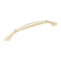 Ручка скоба Gamet UR51-0128-L45 кремовый матовый с золотой патиной, Цвет: Крем, Межц. расстояние: 128