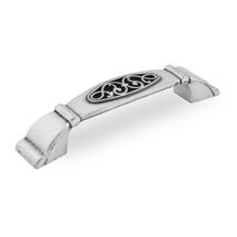 Ручка скоба Virno Style Antique 289/96 серебро винтаж