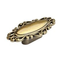 Ручка кнопка Virno Style Antique 280 античная бронза, Межц. расстояние: Точка