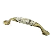 Ручка DP 19/96 G4/MLK16 Бронза Античная/Коричневый Орнамент ДС ОптимаЛайн, Цвет: Античная бронза/Коричневый Орнамент, Межц. расстояние: 96