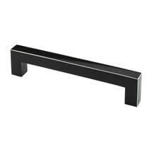 Ручка DL 36M/128 BLK/AL Черный Глянец / Алюминий ДС СтандартЛайн, Цвет: Черный глянец, Межц. расстояние: 128