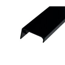 Ручка-профиль DV-002 L-3,95м BKLM черный ДС СтандартЛайн, Цвет: Черный, Межц. расстояние: 3950