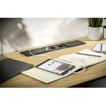 Подовжувач PRESTINO, 2xSCHUKO, USB A+C, RJ45, HDMI, кабель 1,5 м, чорний, Колір: Чорний