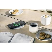 Подовжувач COMFORT PLUS,120mm, 4xSCHUKO, 2xUSB, 2xRJ45 бездротова зарядка 5W білий, Колір: Білий