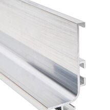 Профиль GOLA горизонтальный с пазом для LED Ferro Fiori, L=4300 мм, type L, Алюминий не анодированный, Цвет: Алюминий