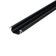 Профиль для LED-ленты, УГЛОВОЙ, L = 3м, алюминий, анодир. черный, Сторона крепления: Угловой, Цвет: Черный, Длина, мм: 3000