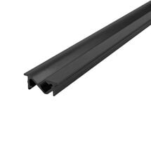Профиль для LED-ленты, СКРЫТЫЙ, L = 3м, алюминий, черный new, Сторона крепления: Скрытый, Цвет: Черный, Длина, мм: 3000