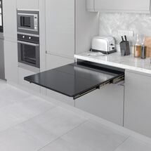Механизм для встроенной столешницы Starax (764х500х100) 800, без столешницы в комплекте, антрацит, Наружный размер секции, мм: 800, Цвет: Антрацит