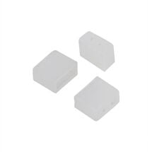 Заглушка для Neon-ленты 4х10, силикон, прозрачная, с отверстием