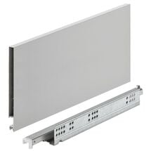 Комплект выдвижных ящиков Matrix Box Slim A 30 кг 175 х 500 мм с доводчиком серый, Цвет: Серый, Длина, мм: 500, Высота, мм: 175