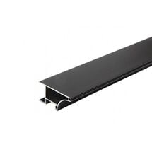 Профиль GTV LED торцевой 3 м для плиты, черный 18 мм (без уплотнителя), Толщина ДСП, мм: 18, Цвет: Черный, Длина, мм: 3000
