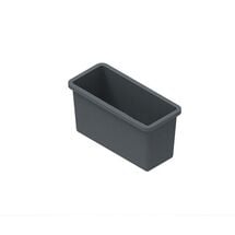Мусорное ведро PRAKTIKO mini H-110 пластик графит, Цвет: Графит