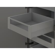 Комплект MERIVOBOX, NL=500 мм, высота Е с Boxcap (внутренний), BLUMOTION, OG-M (орион серый)