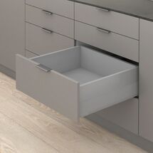 Комплект MERIVOBOX, NL=550 мм, высота Е с Boxcap, BLUMOTION, IG-M (индиум серый)