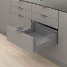 Комплект MERIVOBOX, NL=550 мм, высота Е с Boxcover, BLUMOTION, IG-M (индиум серый)