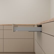Комплект MERIVOBOX, NL=550 мм, высота N, BLUMOTION, IG-M (индиум серый)