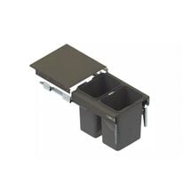 Мусорное ведро SEGREGO-450 графит HM=440 (2х20л) L-480 (482), Rejs, Наружный размер секции, мм: 450, Цвет: Графит, Внутренний объем: 2х20л