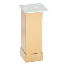 Опора регулируемая Kare Duz 4*4*12 см матовое золото, Цвет: Золото, Высота, мм: 120