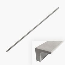 Ручка Bravo Long B 1200 мм, матовый хром, Цвет: Матвоый хром, Межц. расстояние: 1056