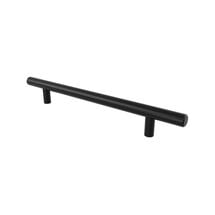 Ручка рейлинговая DR 11/128 SS BLK Черная ДС ЕвроЛайн, Цвет: Черный, Межц. расстояние: 128