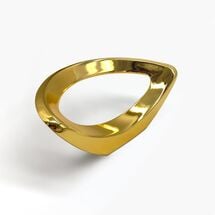 Ручка Bravo Bend 16 мм, темное золото, Цвет: Темное золото, Межц. расстояние: 16