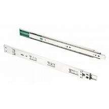 Направляющая шариковая GTV 450 VERSALITE PLUS+, 40 кг с доводчиком (1,5 мм), Цвет: Цинк, Длина, мм: 450