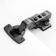 Петля полунакладная c доводчиком Samet Master Black Soft Close 9MM 45AX NI, Вид петли: Полунакладная