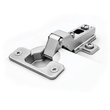 Петля полунакладная Samet PUSH OPEN STAR  9MM 45AX NI без пружины, Вид петли: Полунакладная